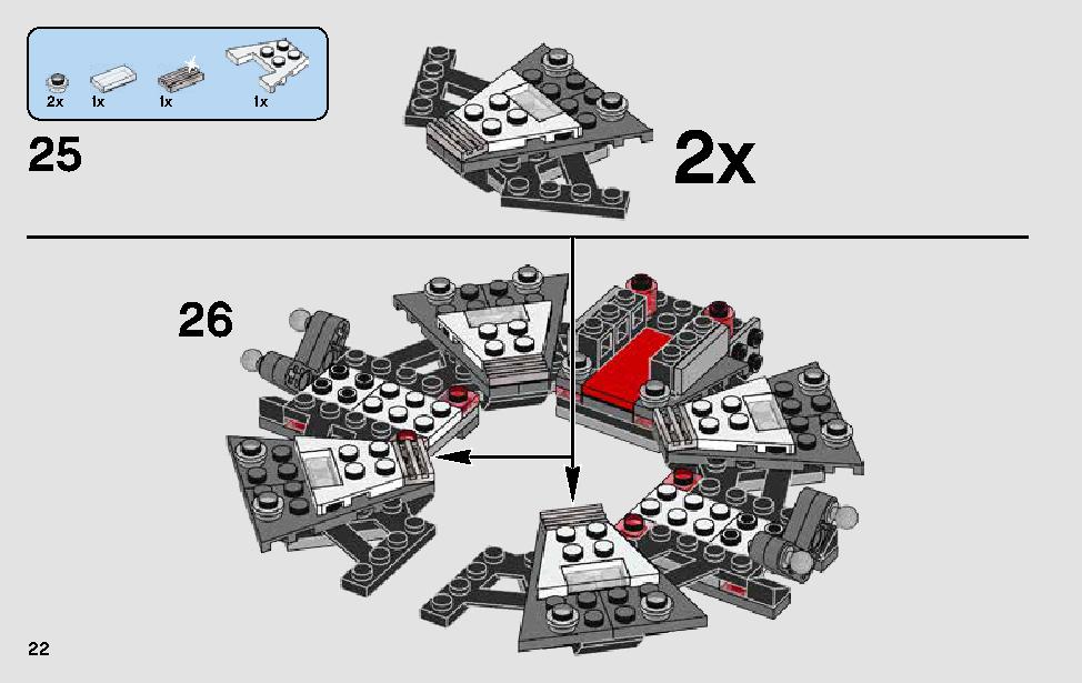 Darth Vader Transformation 75183 LEGO information LEGO instructions 22 page
