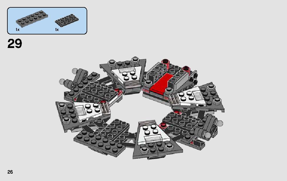 Darth Vader Transformation 75183 LEGO information LEGO instructions 26 page