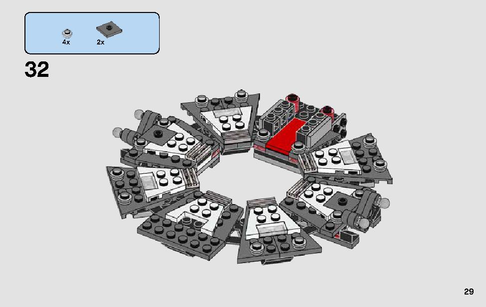 Darth Vader Transformation 75183 LEGO information LEGO instructions 29 page