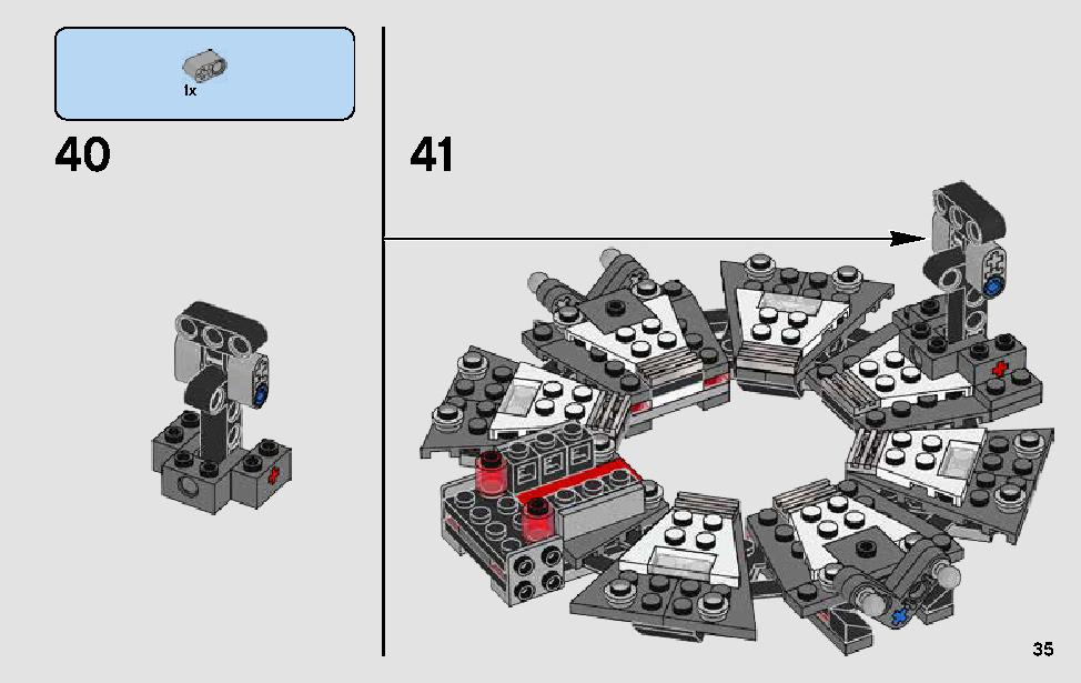 Darth Vader Transformation 75183 LEGO information LEGO instructions 35 page