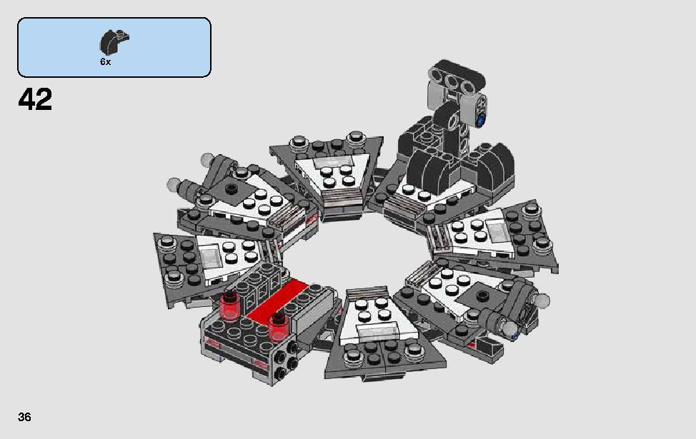 Darth Vader Transformation 75183 LEGO information LEGO instructions 36 page