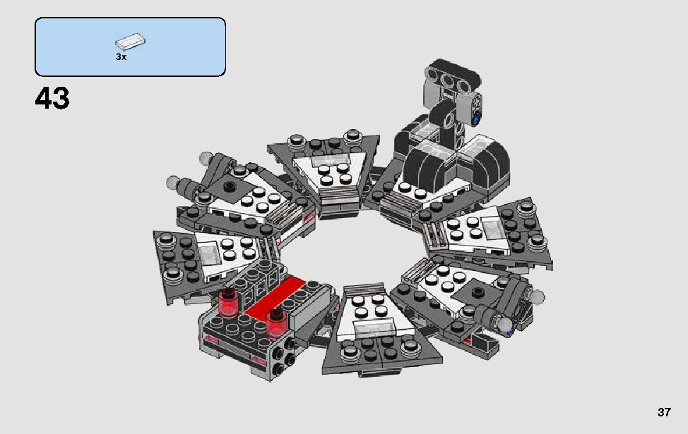 Darth Vader Transformation 75183 LEGO information LEGO instructions 37 page