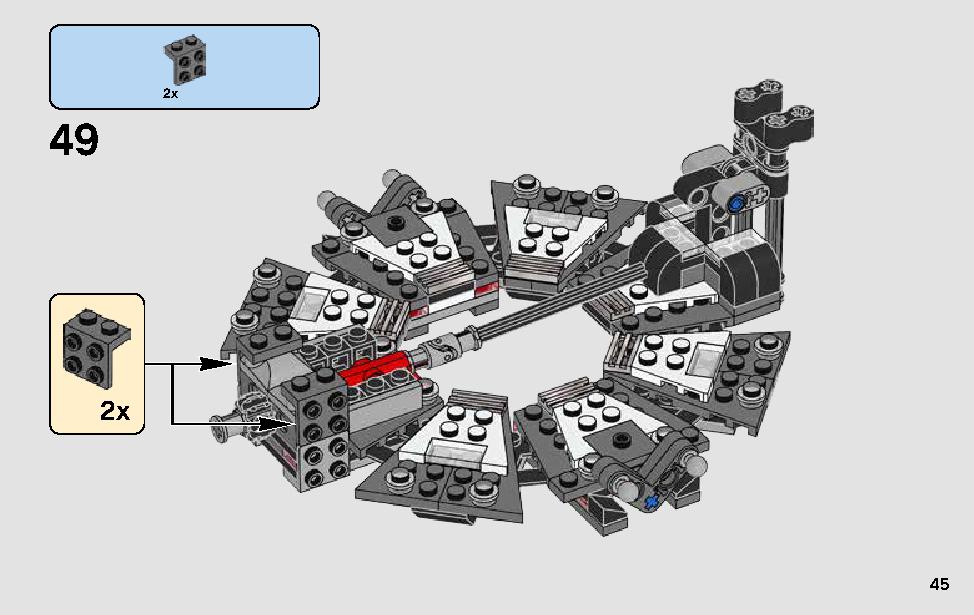 Darth Vader Transformation 75183 LEGO information LEGO instructions 45 page