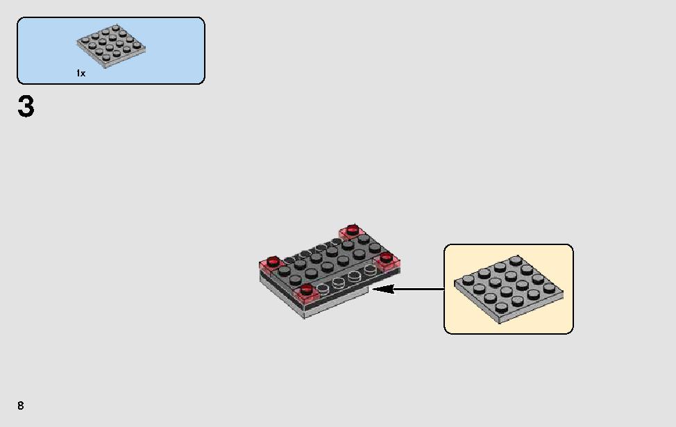 Darth Vader Transformation 75183 LEGO information LEGO instructions 8 page