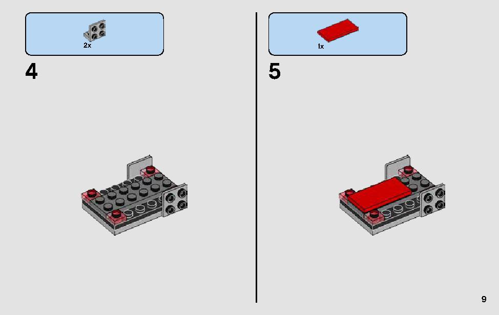 Darth Vader Transformation 75183 LEGO information LEGO instructions 9 page