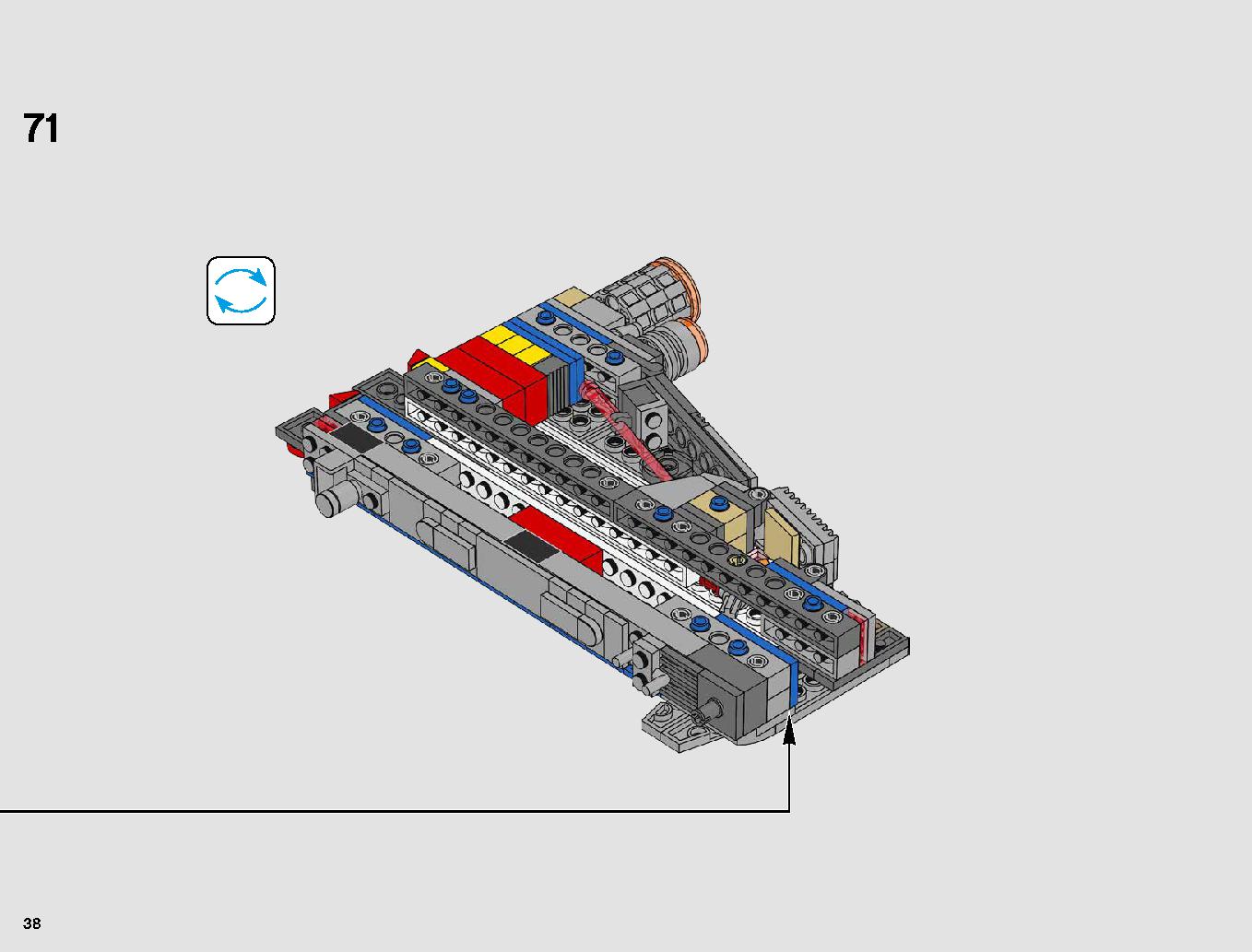 Resistance Bomber 75188 LEGO information LEGO instructions 38 page