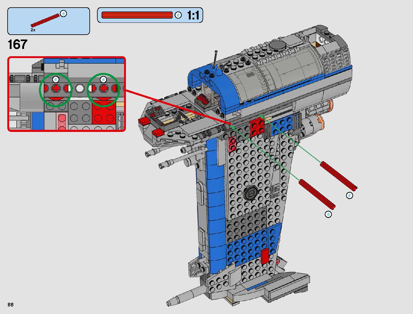 Resistance Bomber 75188 LEGO information LEGO instructions 88 page