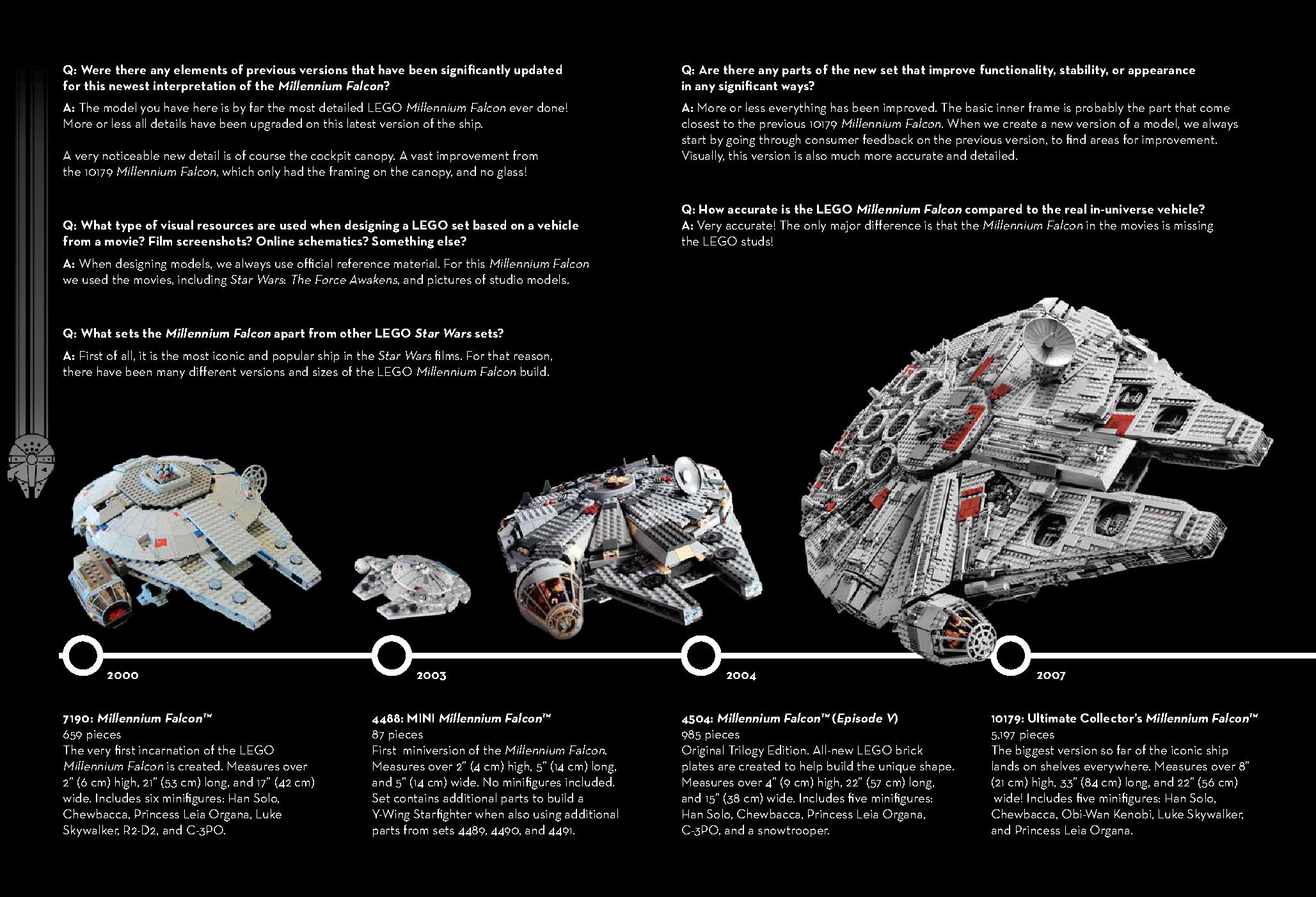 UCS Millennium Falcon 75192 LEGO information LEGO instructions 10 page