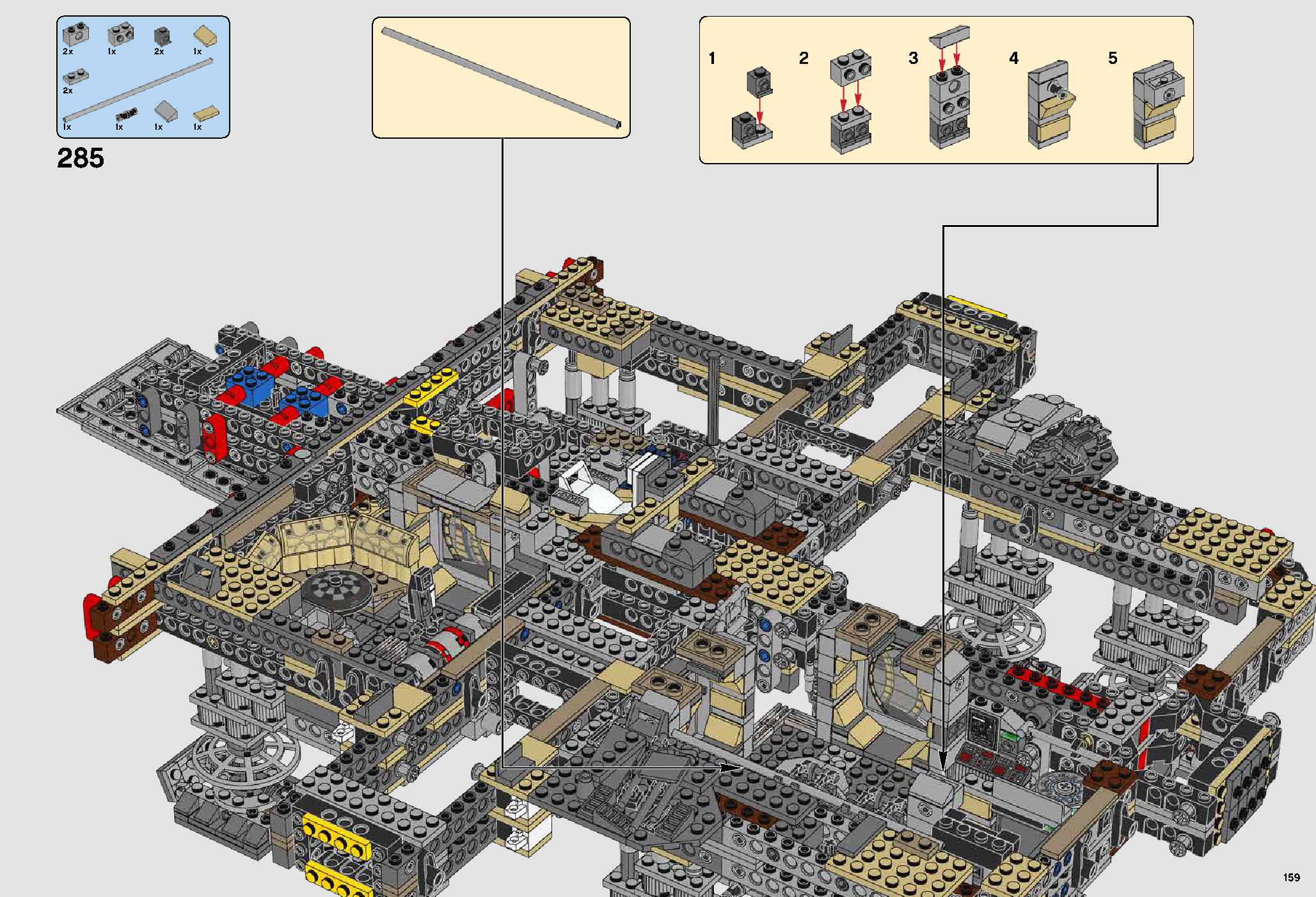 UCS Millennium Falcon 75192 LEGO information LEGO instructions 159 page