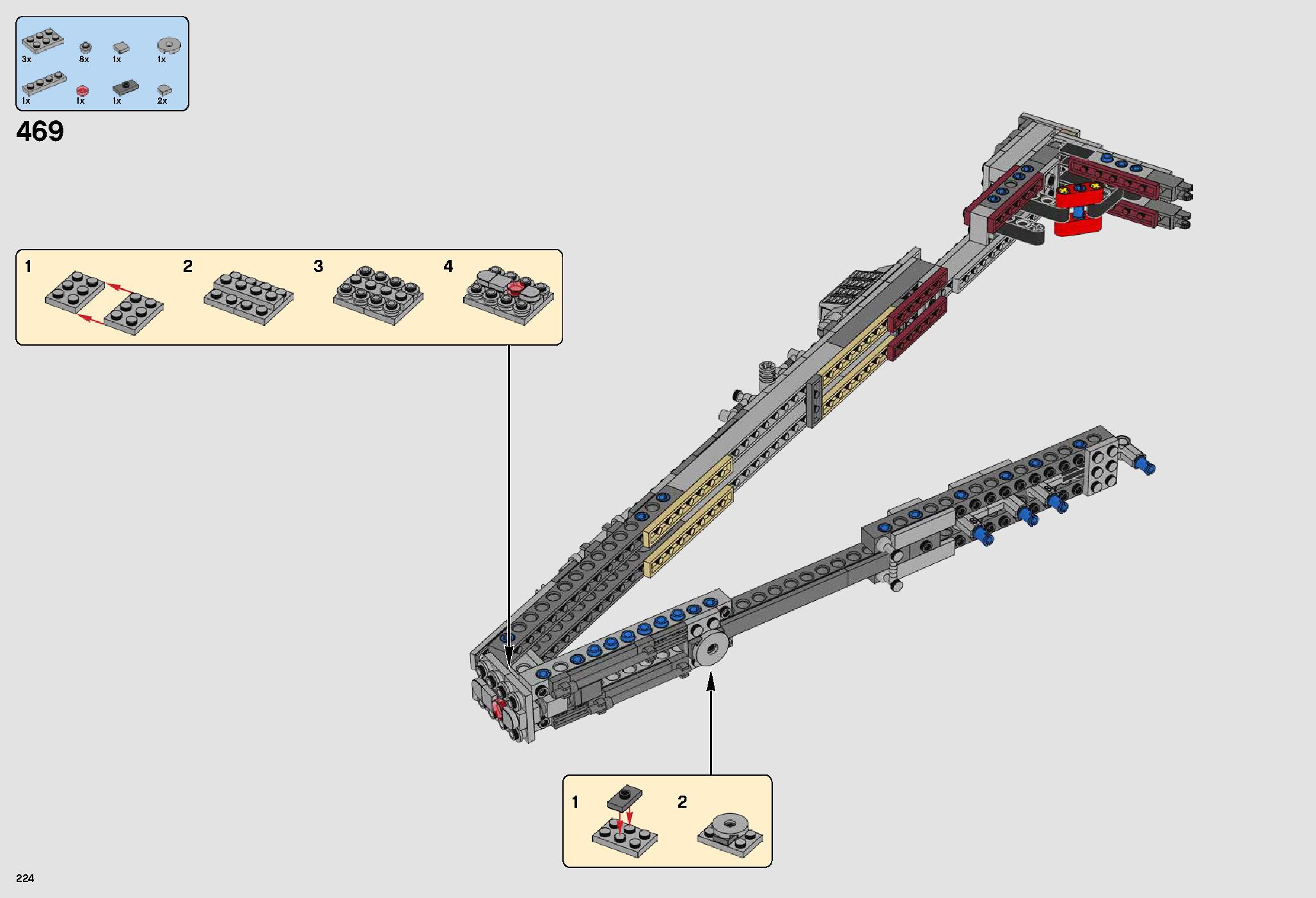 UCS Millennium Falcon 75192 LEGO information LEGO instructions 224 page