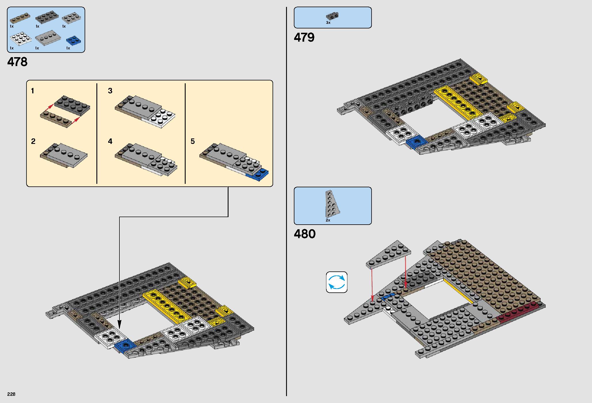 UCS Millennium Falcon 75192 LEGO information LEGO instructions 228 page