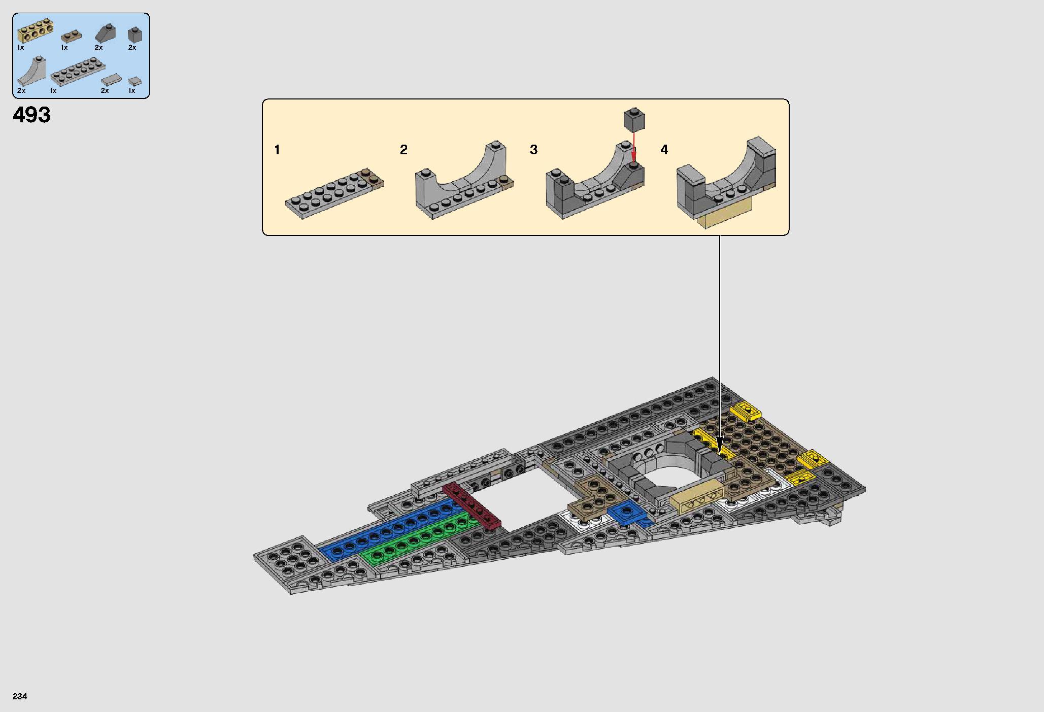 UCS Millennium Falcon 75192 LEGO information LEGO instructions 234 page