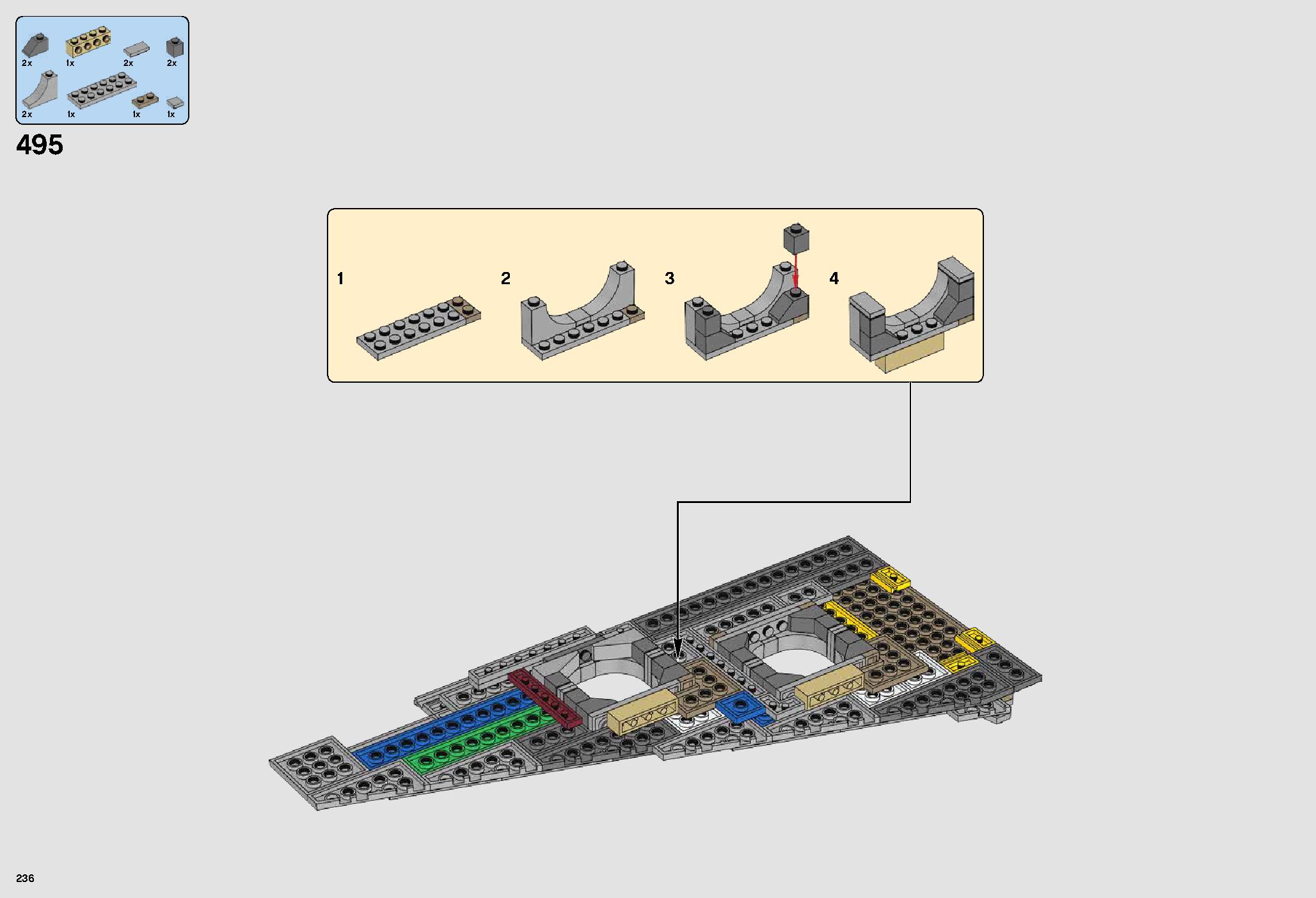 UCS Millennium Falcon 75192 LEGO information LEGO instructions 236 page