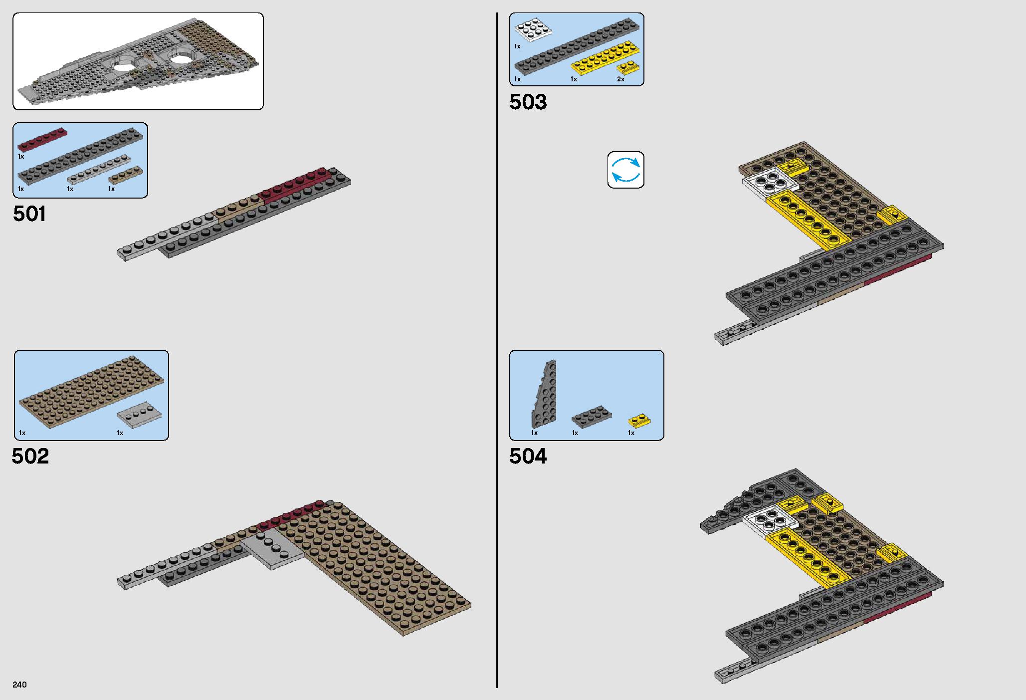 UCS Millennium Falcon 75192 LEGO information LEGO instructions 240 page