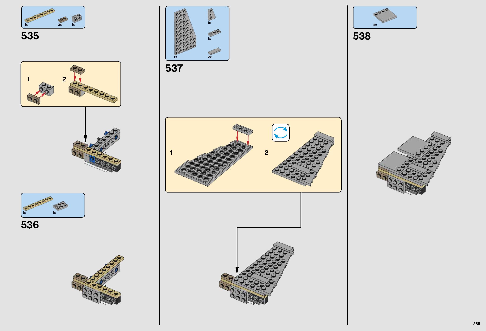 UCS Millennium Falcon 75192 LEGO information LEGO instructions 255 page