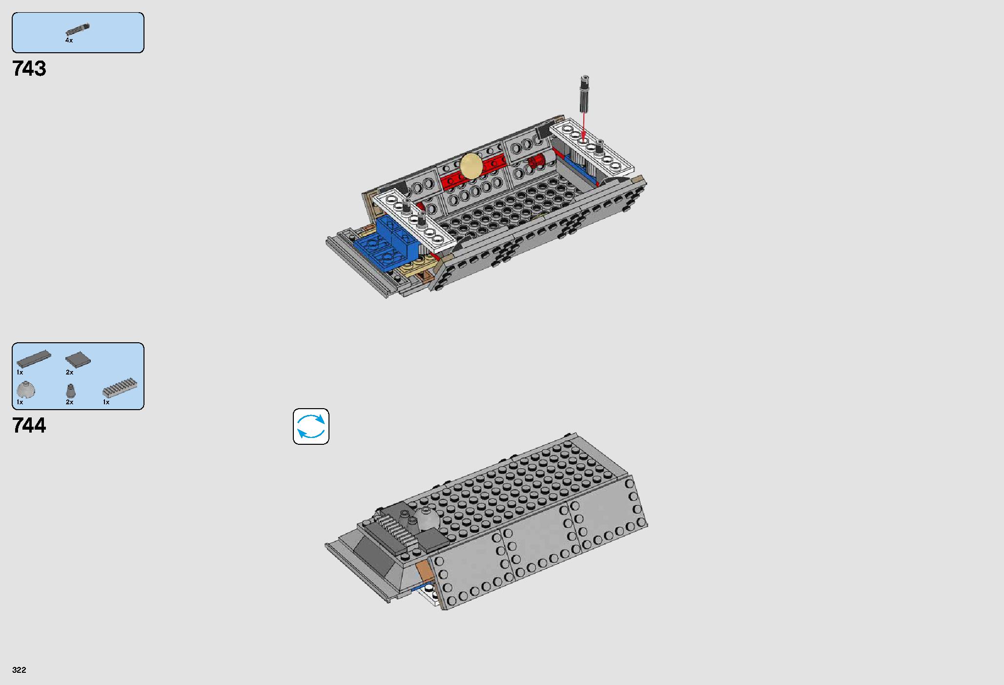 UCS Millennium Falcon 75192 LEGO information LEGO instructions 322 page