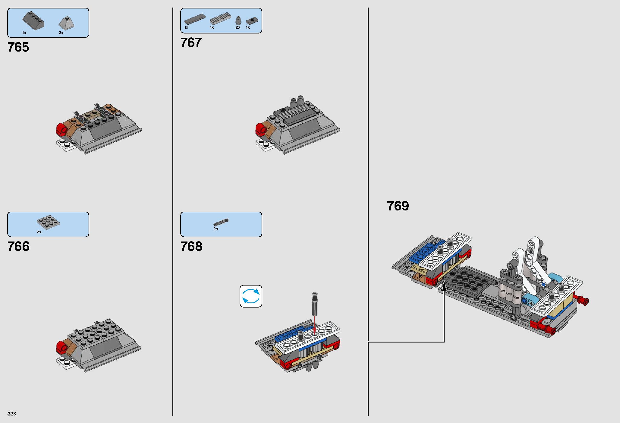 UCS Millennium Falcon 75192 LEGO information LEGO instructions 328 page