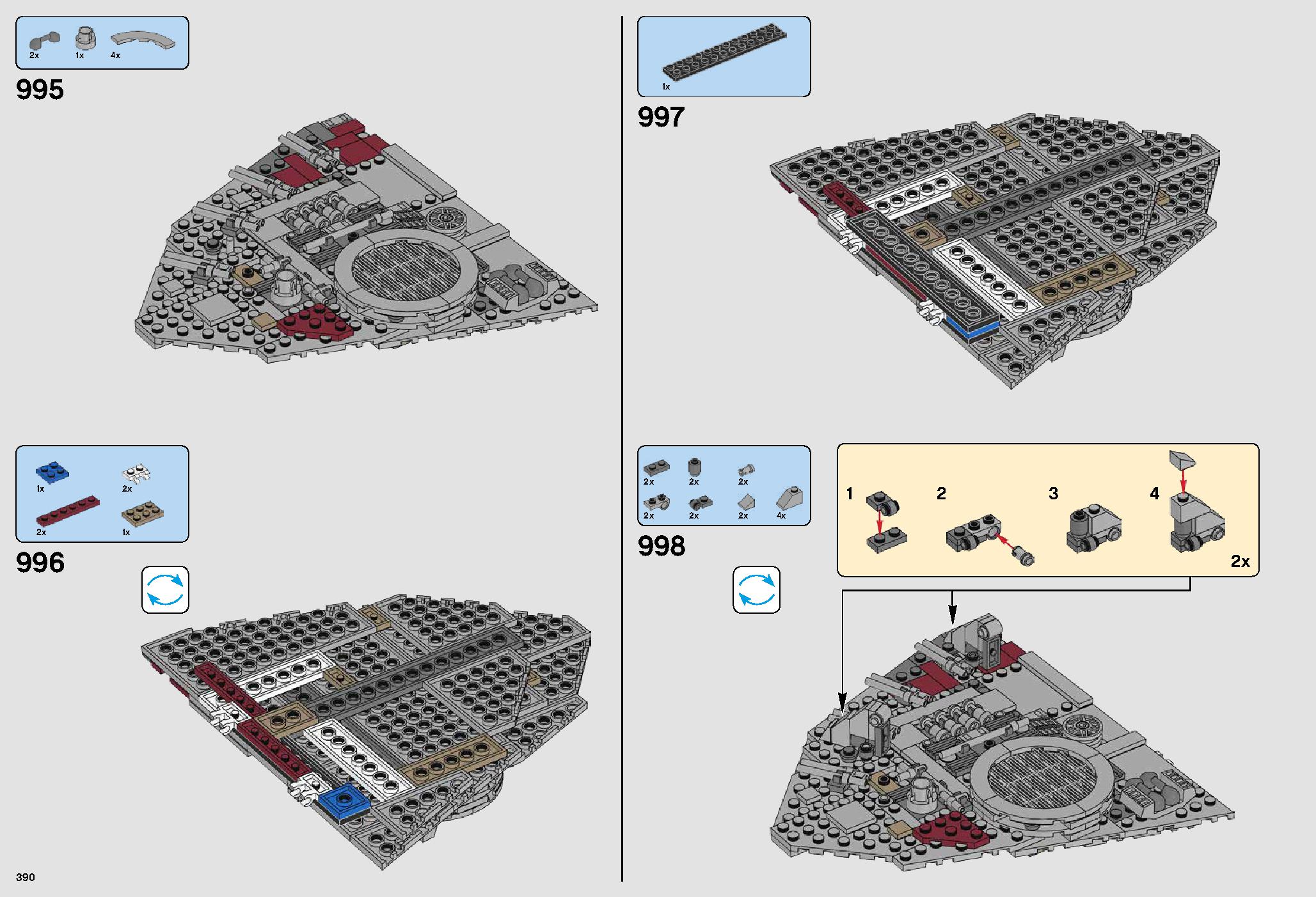 UCS Millennium Falcon 75192 LEGO information LEGO instructions 390 page