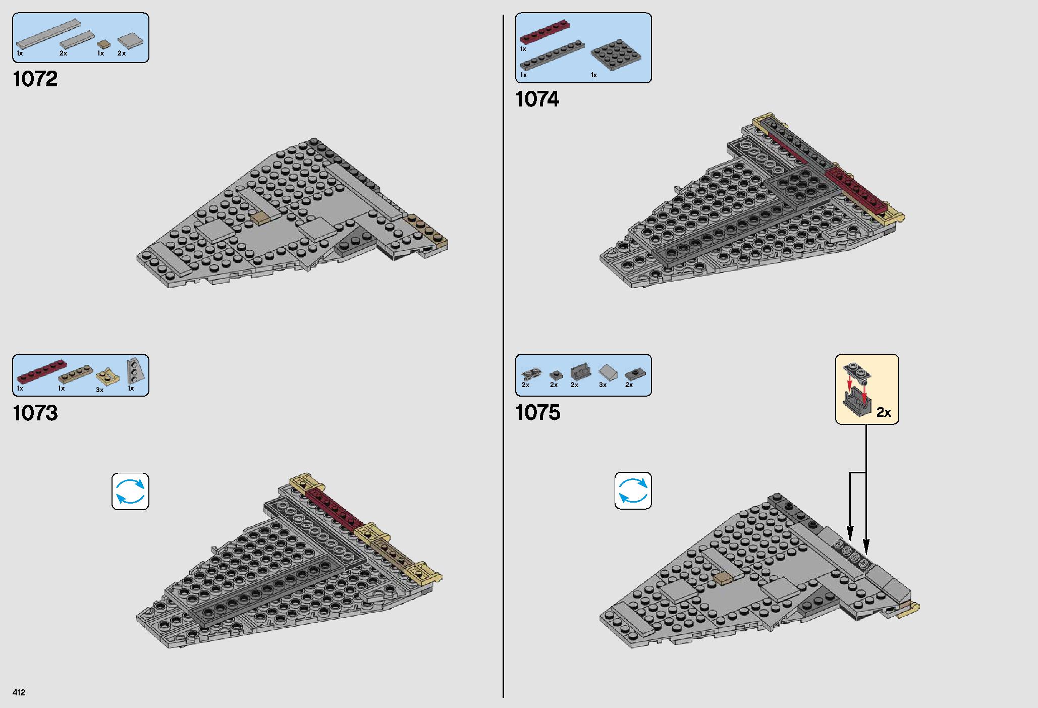 UCS Millennium Falcon 75192 LEGO information LEGO instructions 412 page