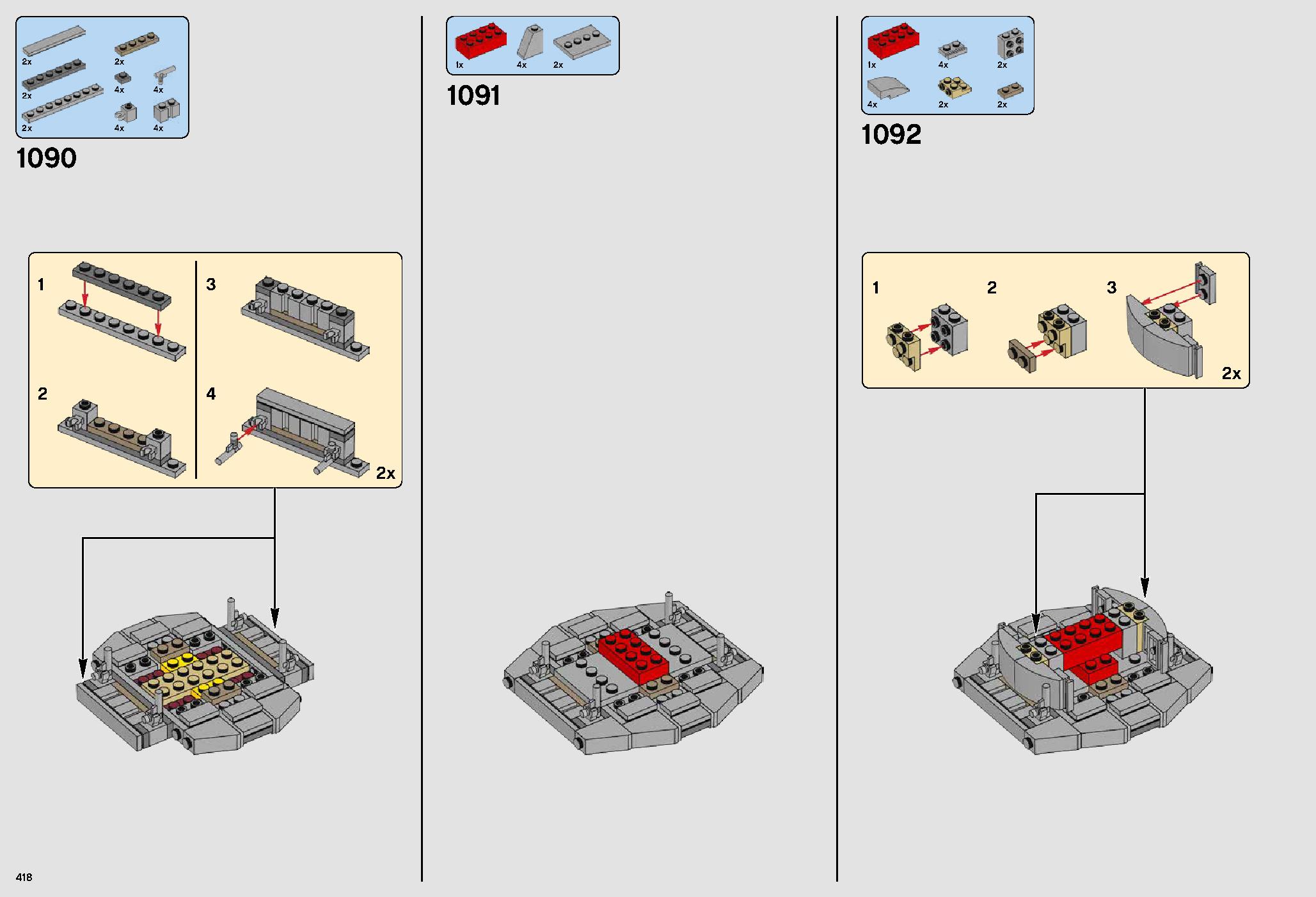 UCS Millennium Falcon 75192 LEGO information LEGO instructions 418 page