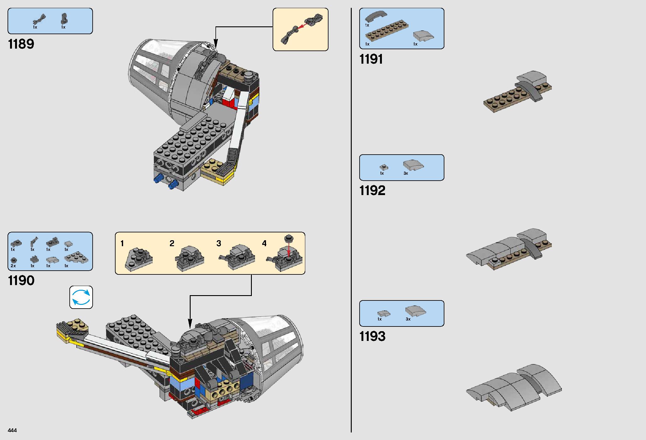 UCS Millennium Falcon 75192 LEGO information LEGO instructions 444 page