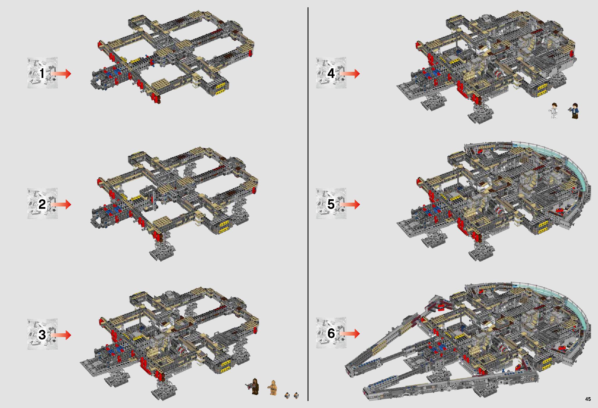 UCS Millennium Falcon 75192 LEGO information LEGO instructions 45 page