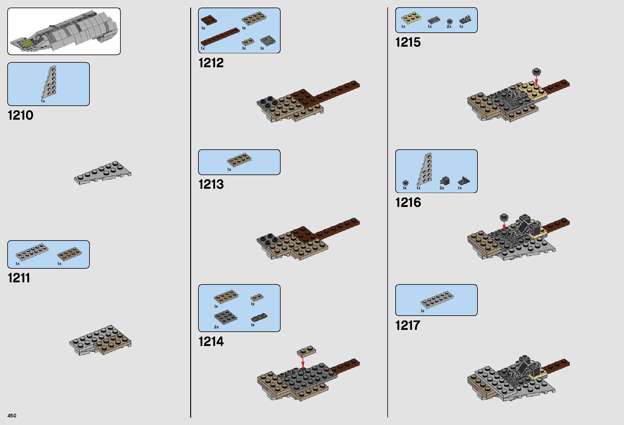 UCS Millennium Falcon 75192 LEGO information LEGO instructions 450 page