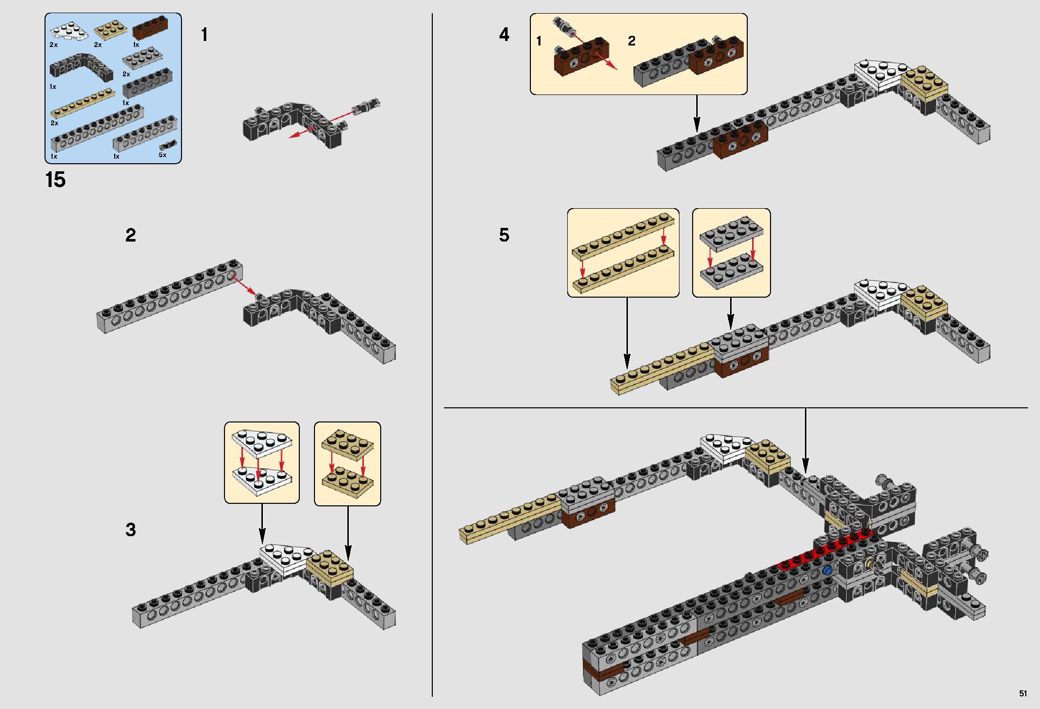 UCS Millennium Falcon 75192 LEGO information LEGO instructions 51 page