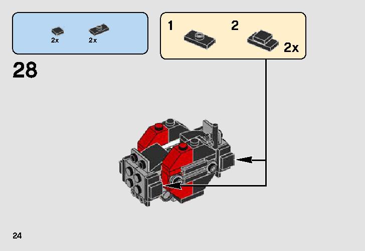 First Order TIE Fighter Microfighter 75194 LEGO information LEGO instructions 24 page