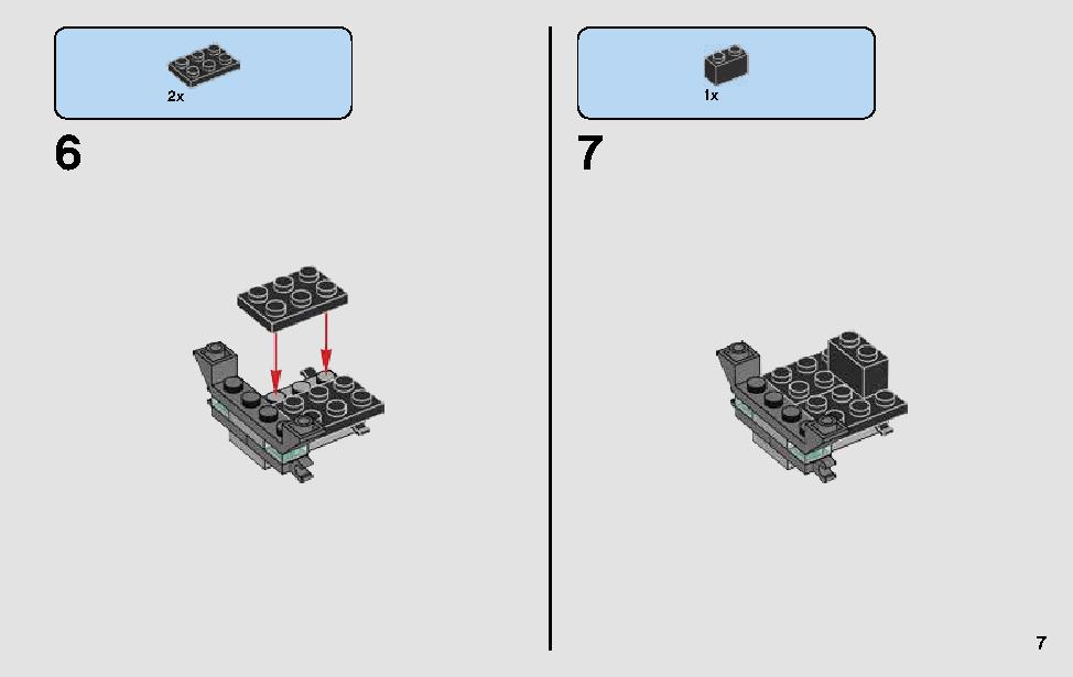 General Grievous' Combat Speeder 75199 LEGO information LEGO instructions 7 page