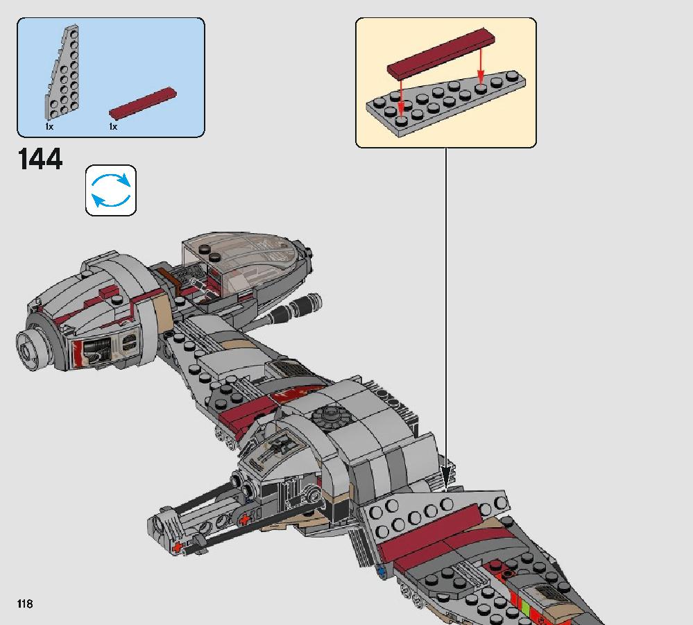Defense of Crait 75202 LEGO information LEGO instructions 118 page
