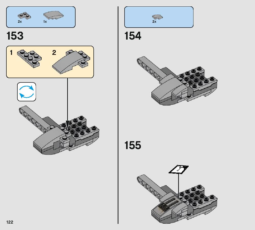 Defense of Crait 75202 LEGO information LEGO instructions 122 page