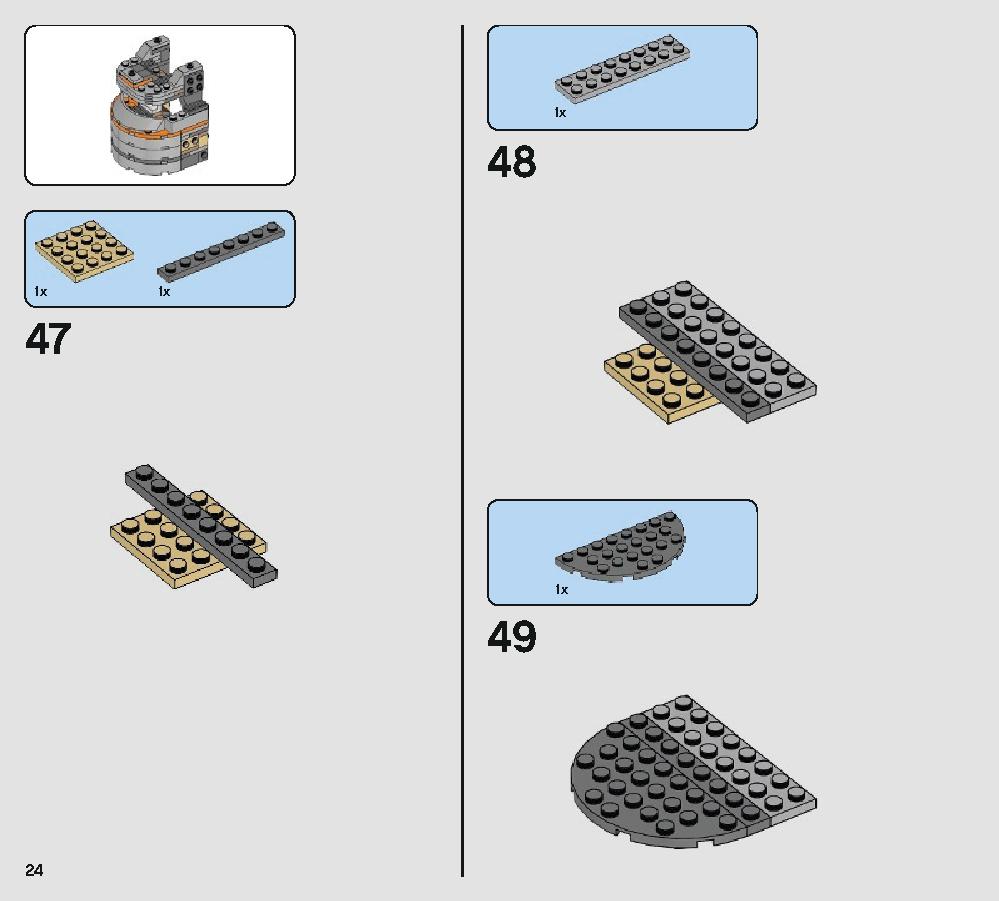 Defense of Crait 75202 LEGO information LEGO instructions 24 page