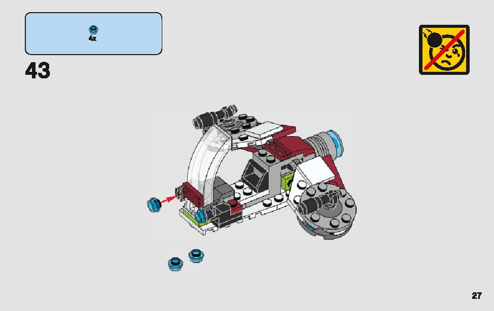 Jedi and Clone Troopers Battle Pack 75206 LEGO information LEGO instructions 27 page