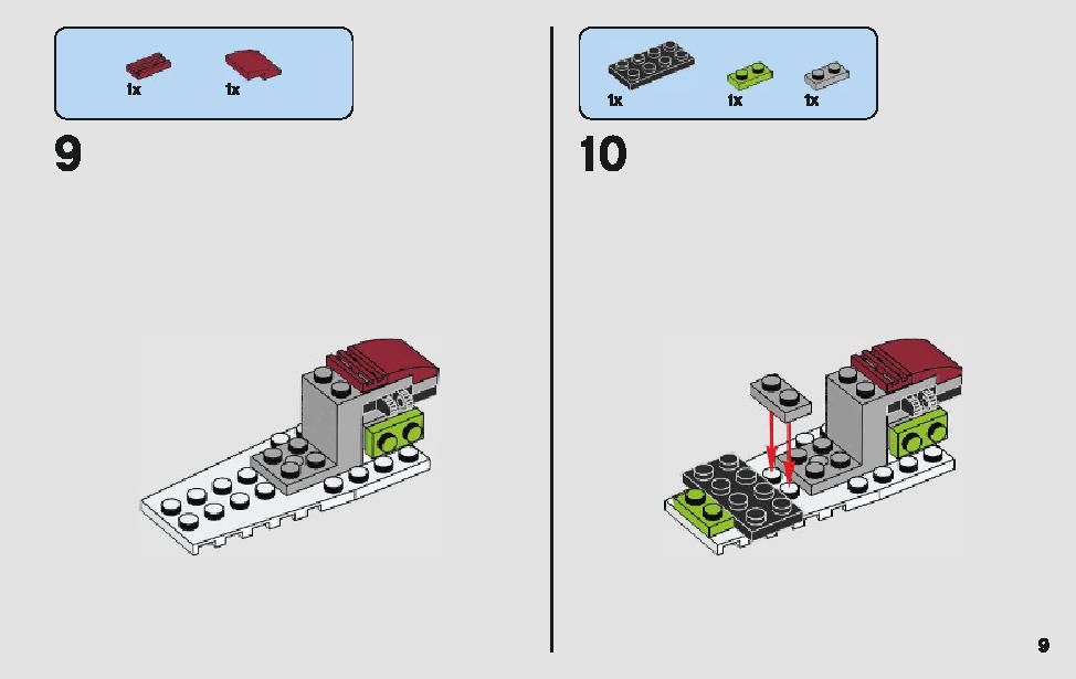 Jedi and Clone Troopers Battle Pack 75206 LEGO information LEGO instructions 9 page