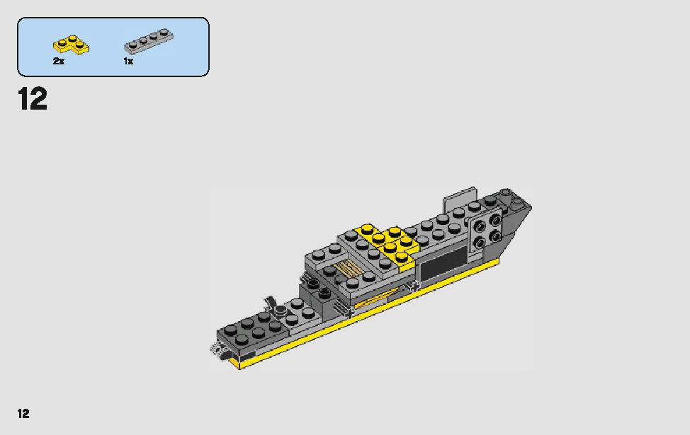 Anakin's Jedi Starfighter 75214 LEGO information LEGO instructions 12 page