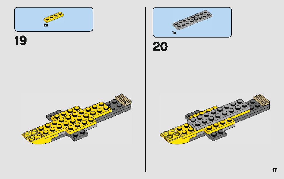 Anakin's Jedi Starfighter 75214 LEGO information LEGO instructions 17 page