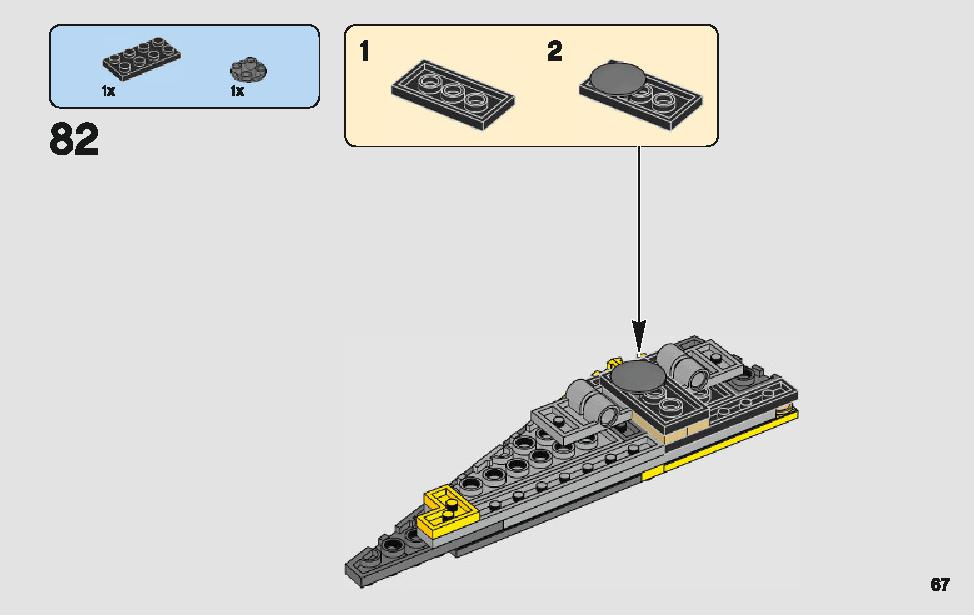 Anakin's Jedi Starfighter 75214 LEGO information LEGO instructions 67 page