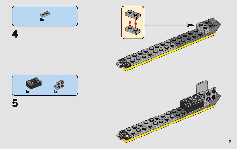 Anakin's Jedi Starfighter 75214 LEGO information LEGO instructions 7 page