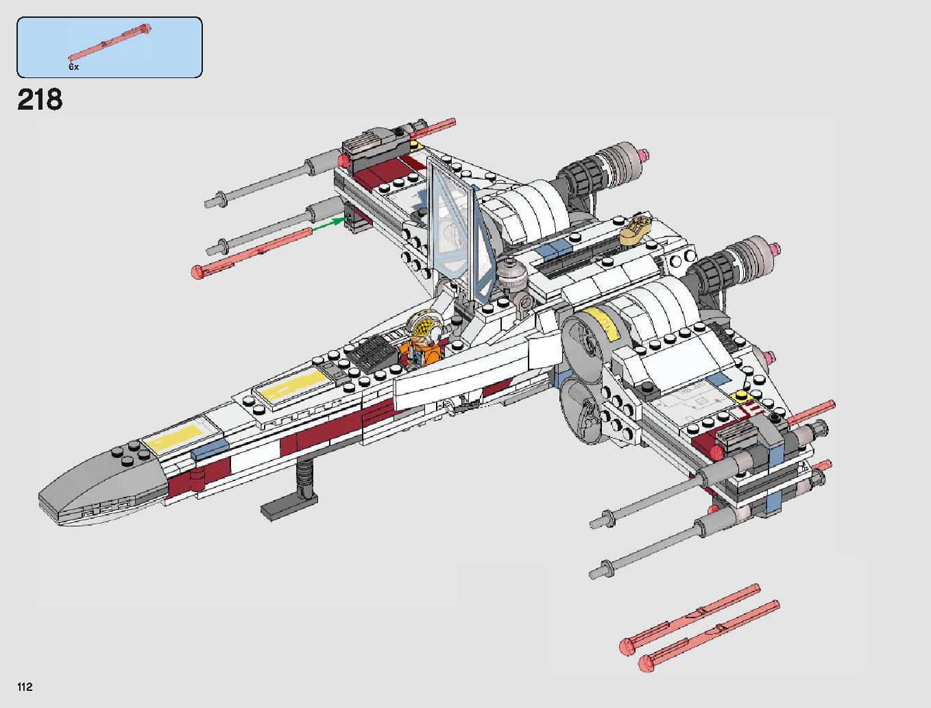 X-Wing Starfighter 75218 Лего информация Лего инструкции 110 page