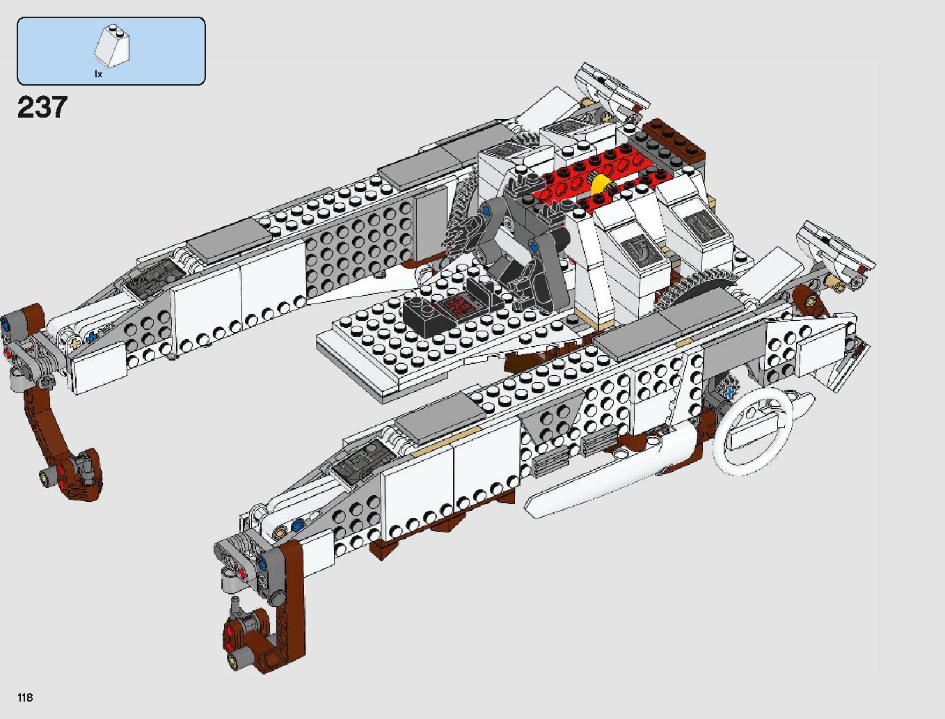 Imperial AT-Hauler 75219 LEGO information LEGO instructions 118 page