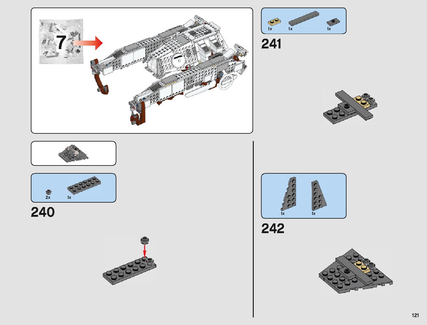 Imperial AT-Hauler 75219 LEGO information LEGO instructions 121 page