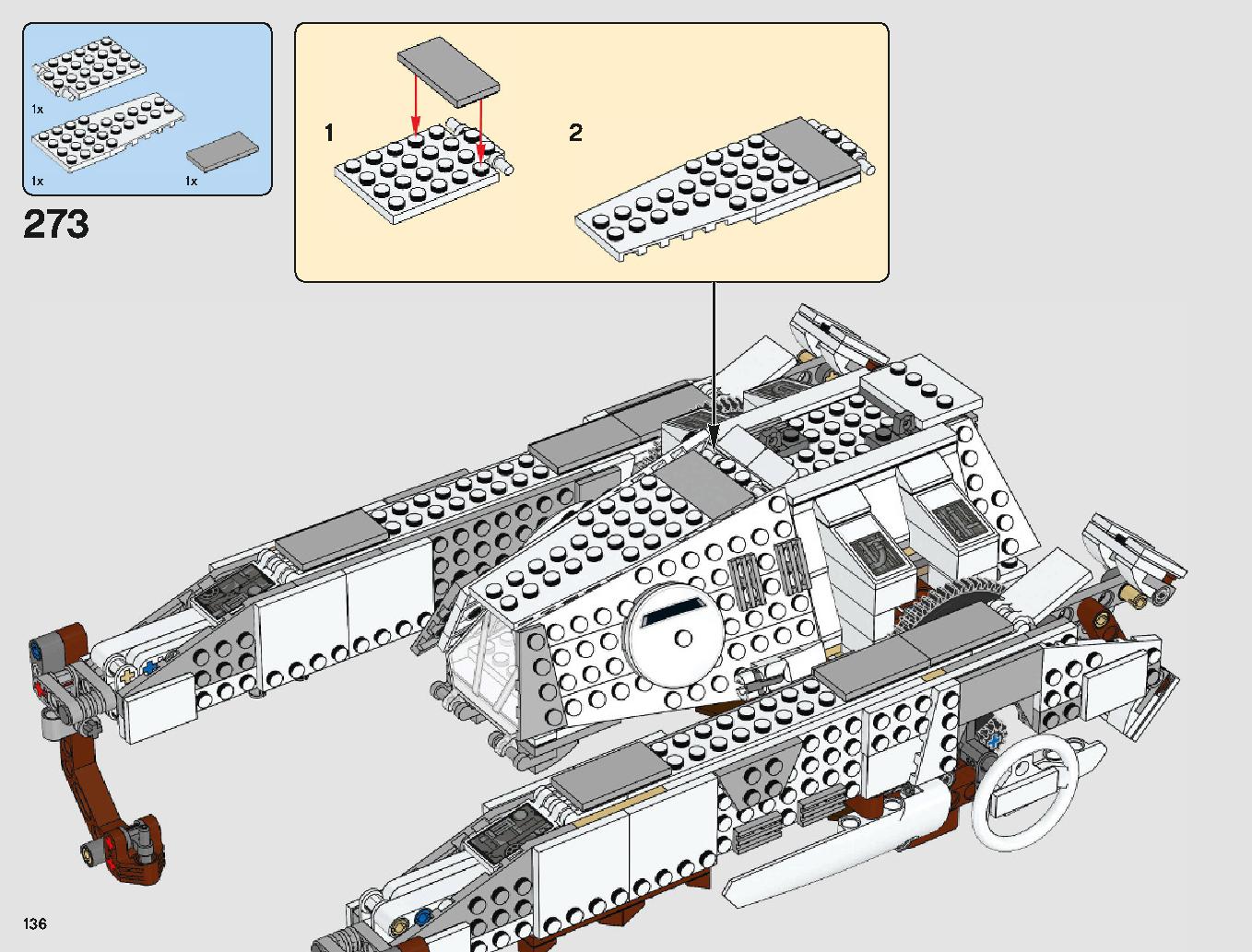 Imperial AT-Hauler 75219 LEGO information LEGO instructions 136 page