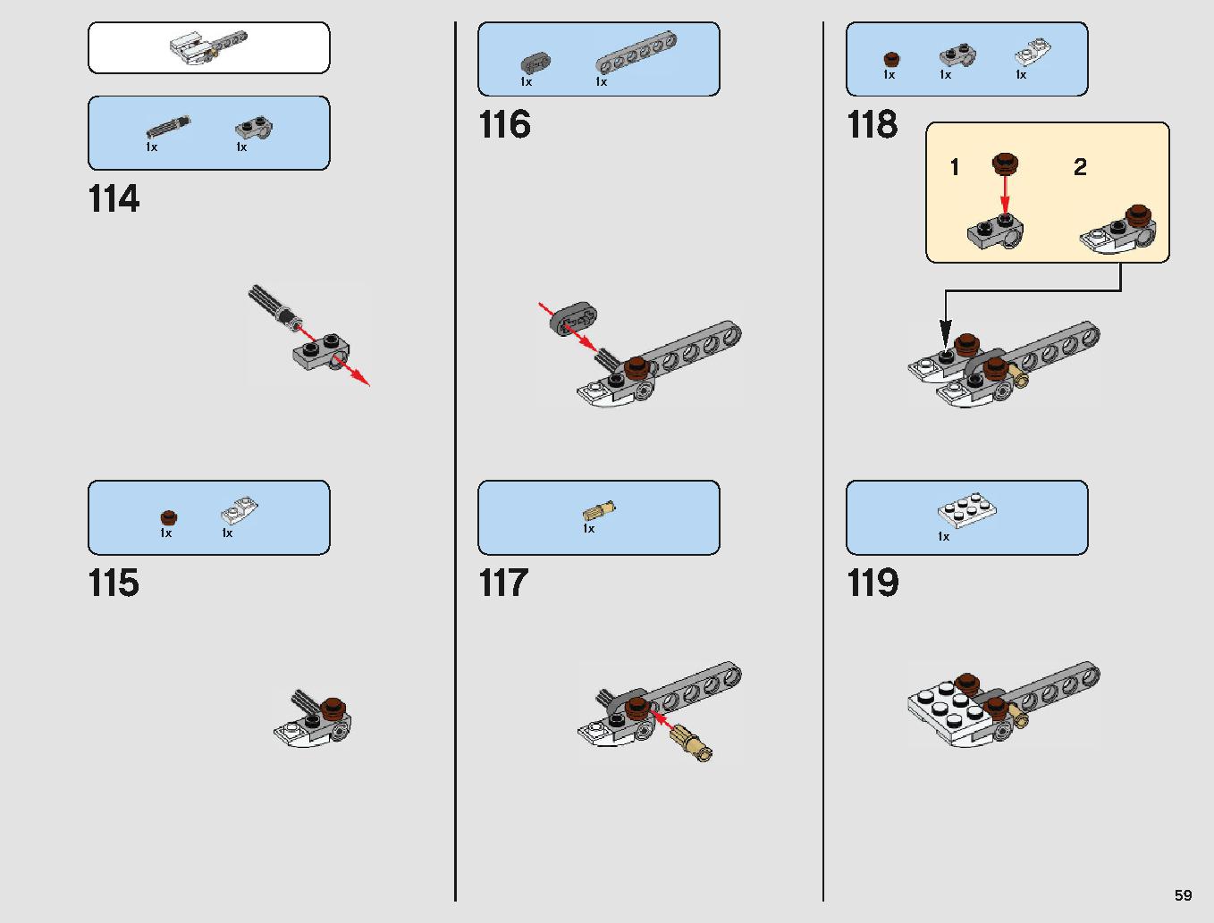 Imperial AT-Hauler 75219 LEGO information LEGO instructions 59 page