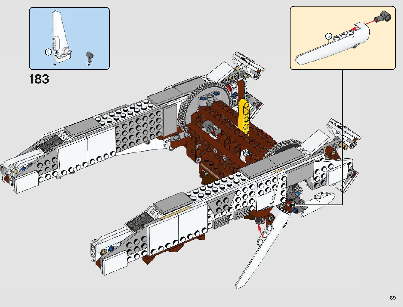 Imperial AT-Hauler 75219 LEGO information LEGO instructions 89 page