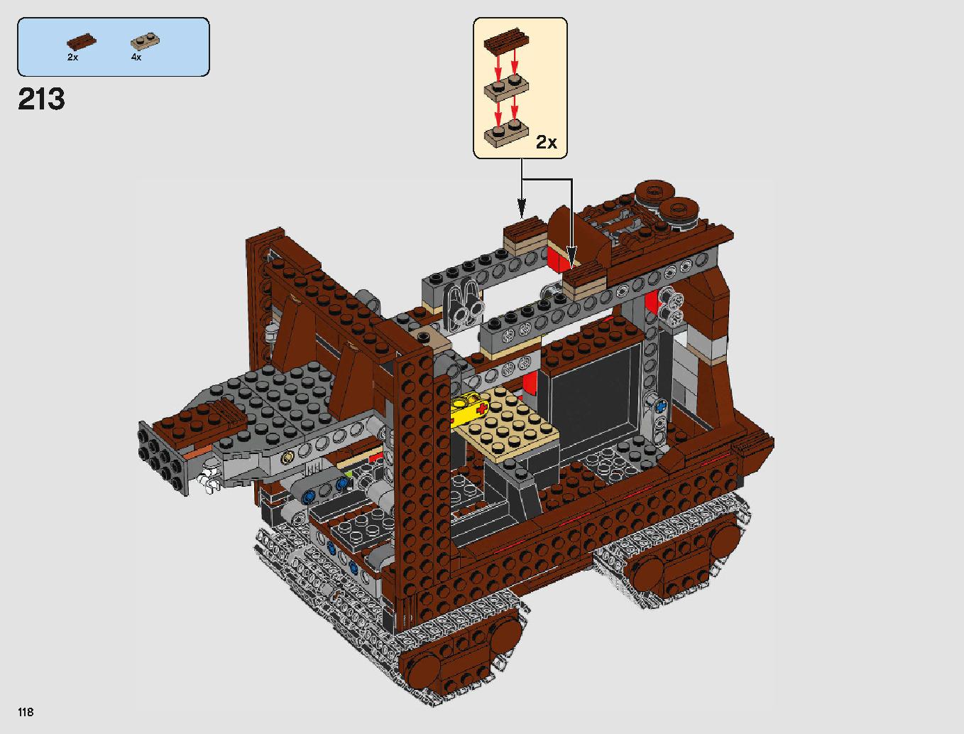 Sandcrawler 75220 LEGO information LEGO instructions 118 page