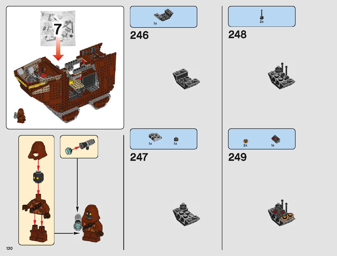 Sandcrawler 75220 LEGO information LEGO instructions 127 page