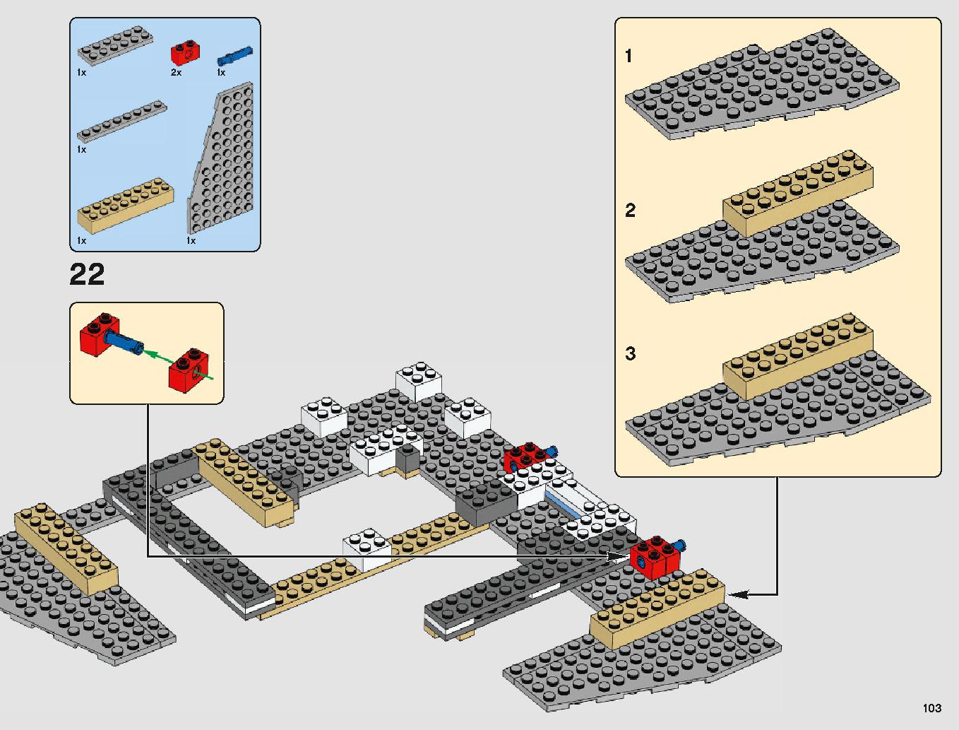 Betrayal at Cloud City 75222 LEGO information LEGO instructions 103 page