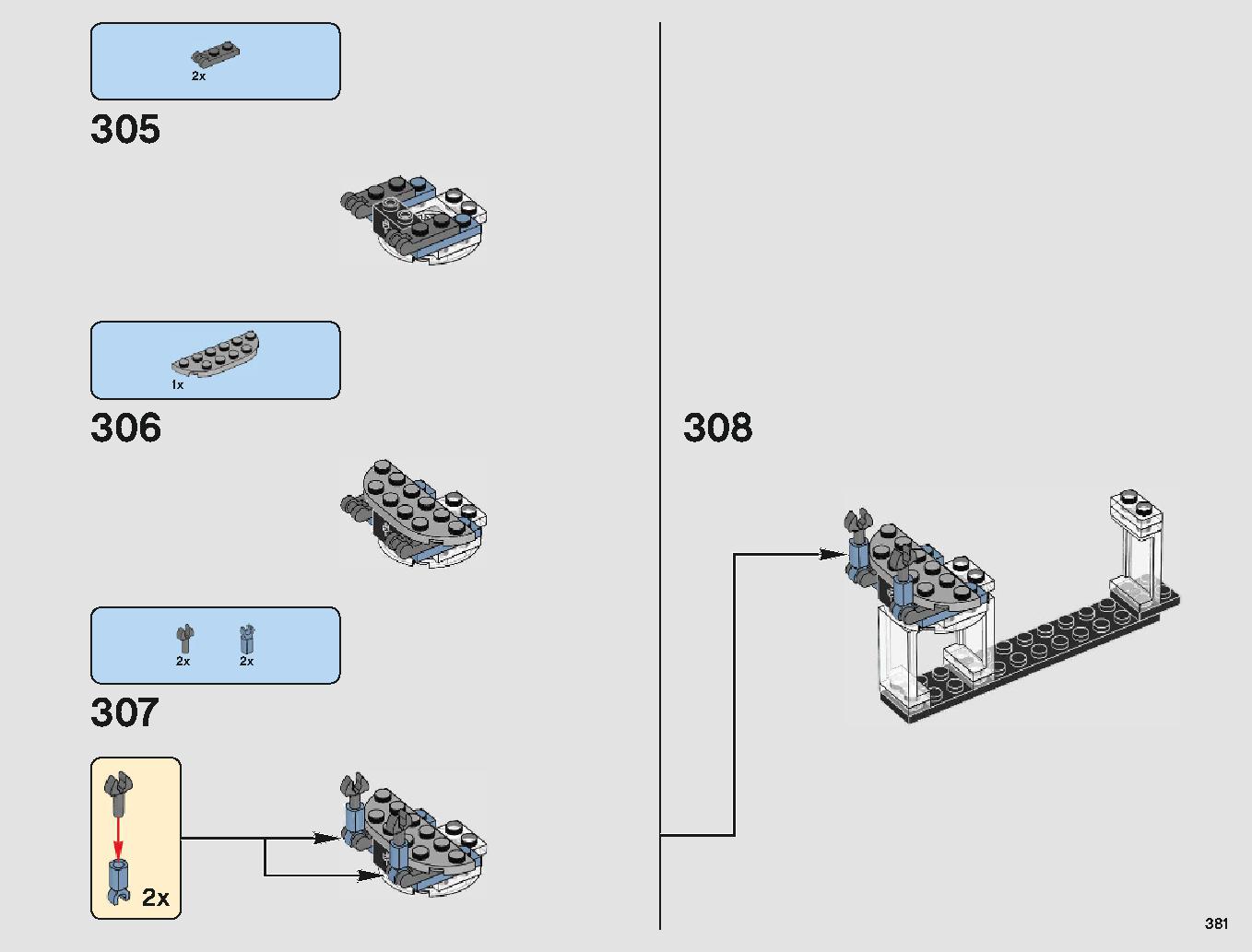 Betrayal at Cloud City 75222 LEGO information LEGO instructions 381 page