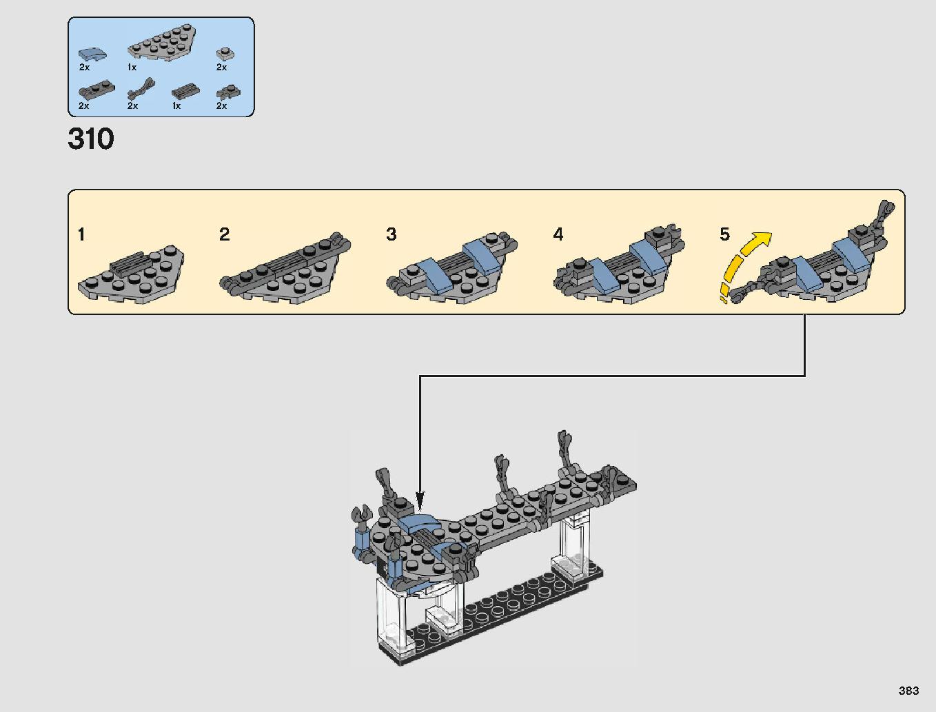 Betrayal at Cloud City 75222 LEGO information LEGO instructions 383 page